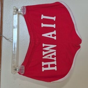 Red Hawai'i Shorts Size Small